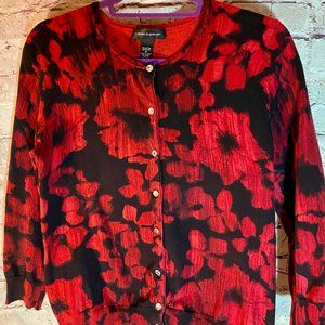 CABLE & GAUGE LONG SLEEVE BLOUSE SIZE M